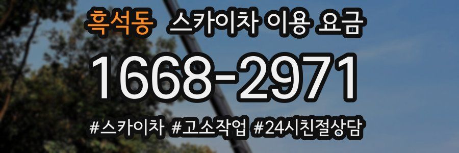 흑석동 스카이차 이용 요금