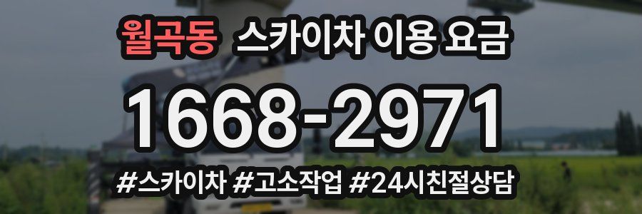 월곡동 스카이차 이용 요금