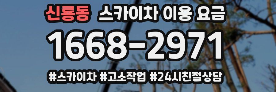 신룡동 스카이차 이용 요금