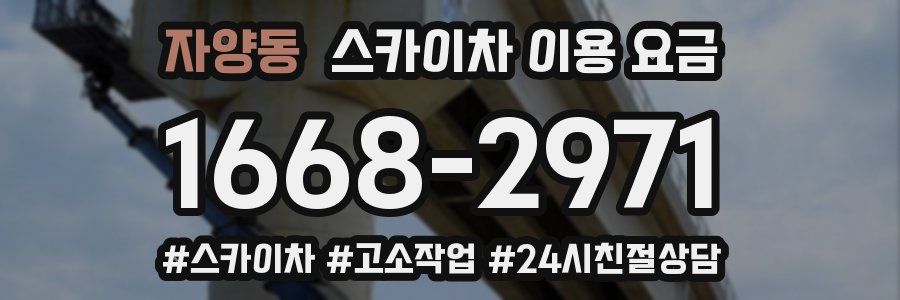 자양동 스카이차 이용 요금