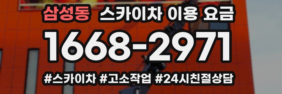 삼성동 스카이차 이용 요금