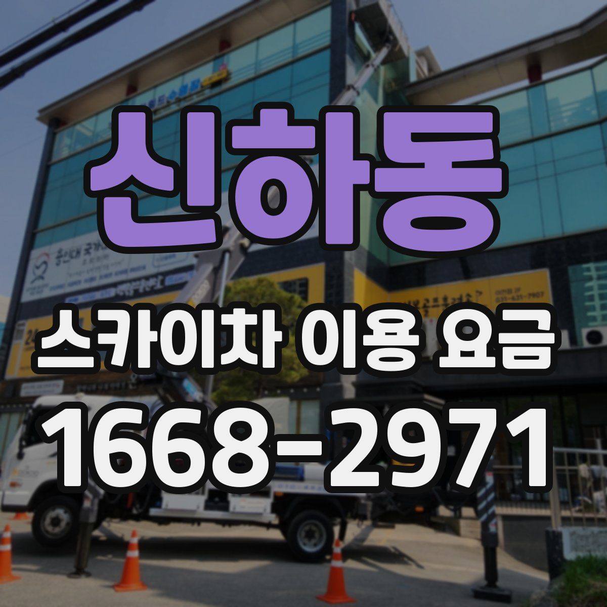 신하동 스카이차 이용 요금