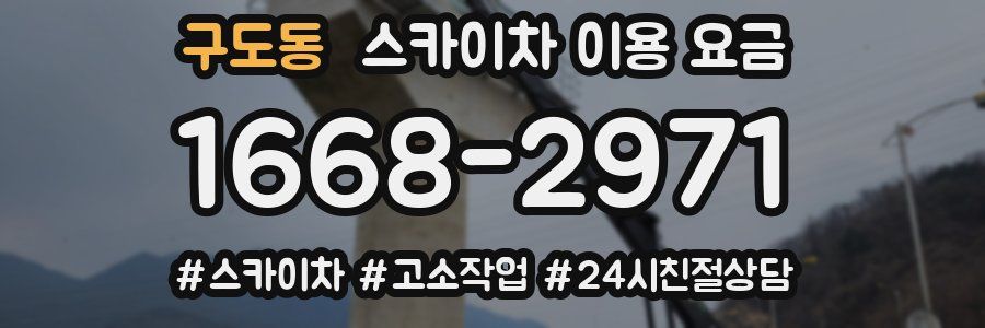 구도동 스카이차 이용 요금