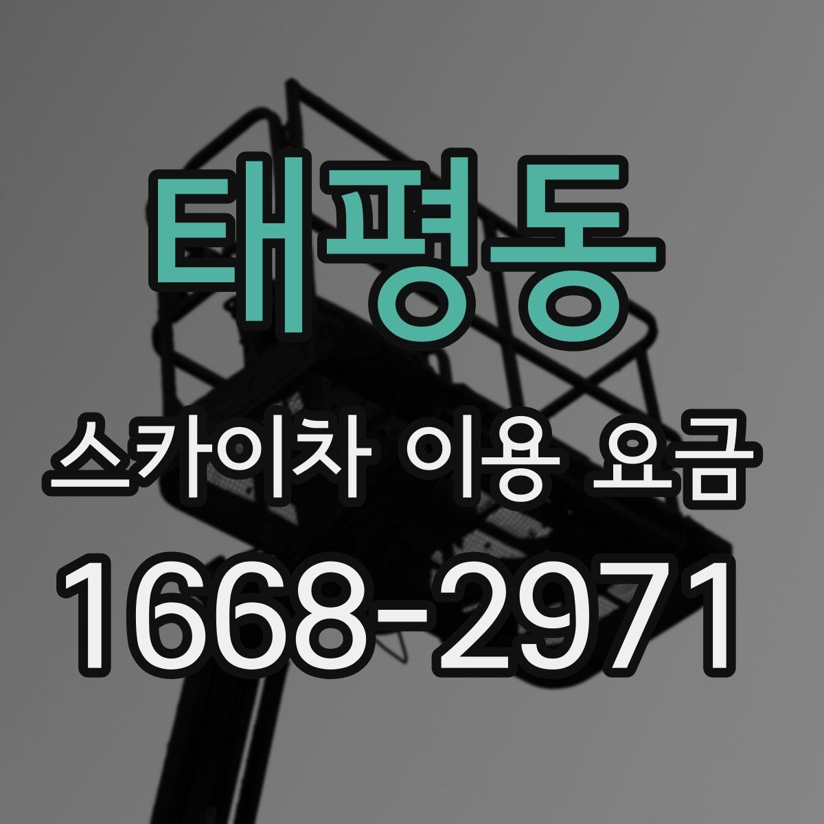 태평동 스카이차 이용 요금