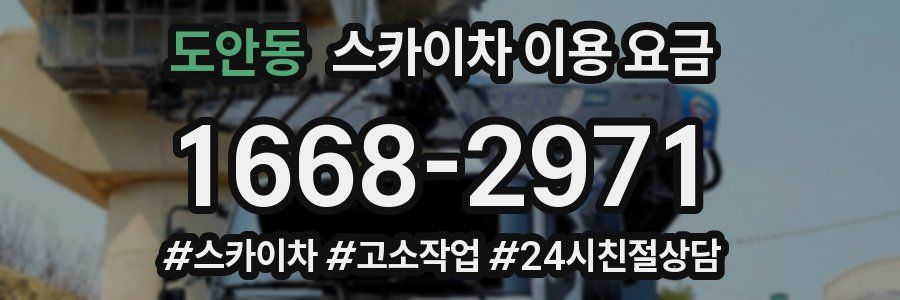 도안동 스카이차 이용 요금