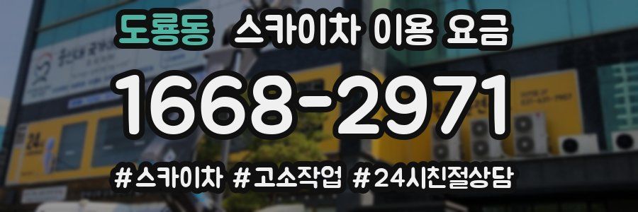 도룡동 스카이차 이용 요금