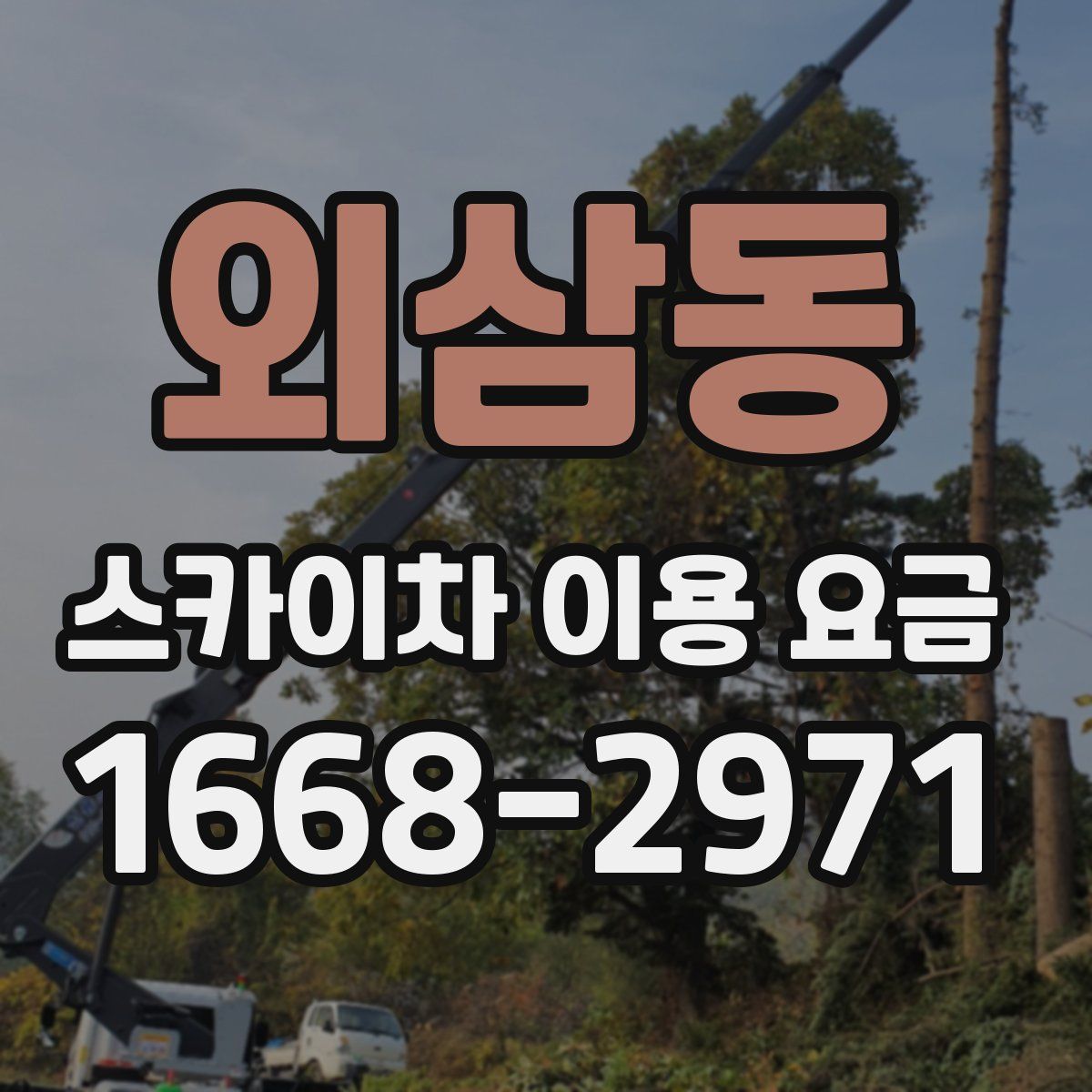 외삼동 스카이차 이용 요금