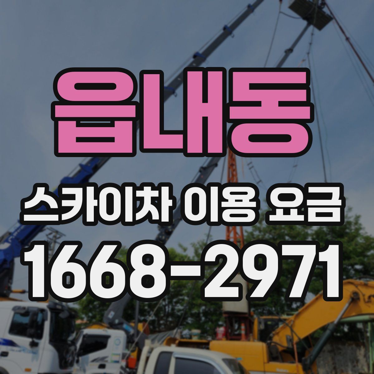 읍내동 스카이차 이용 요금