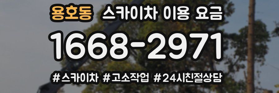 용호동 스카이차 이용 요금