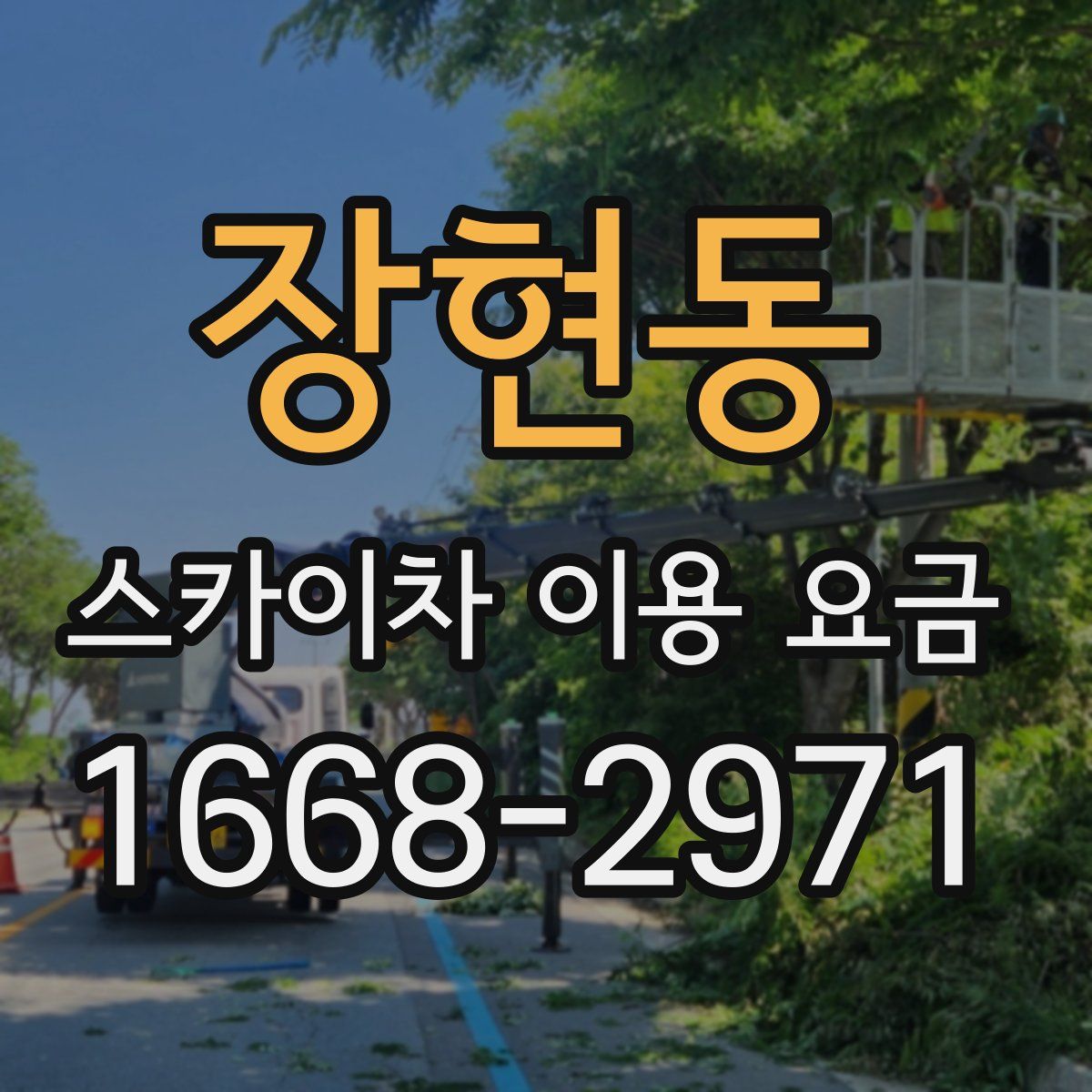 장현동 스카이차 이용 요금
