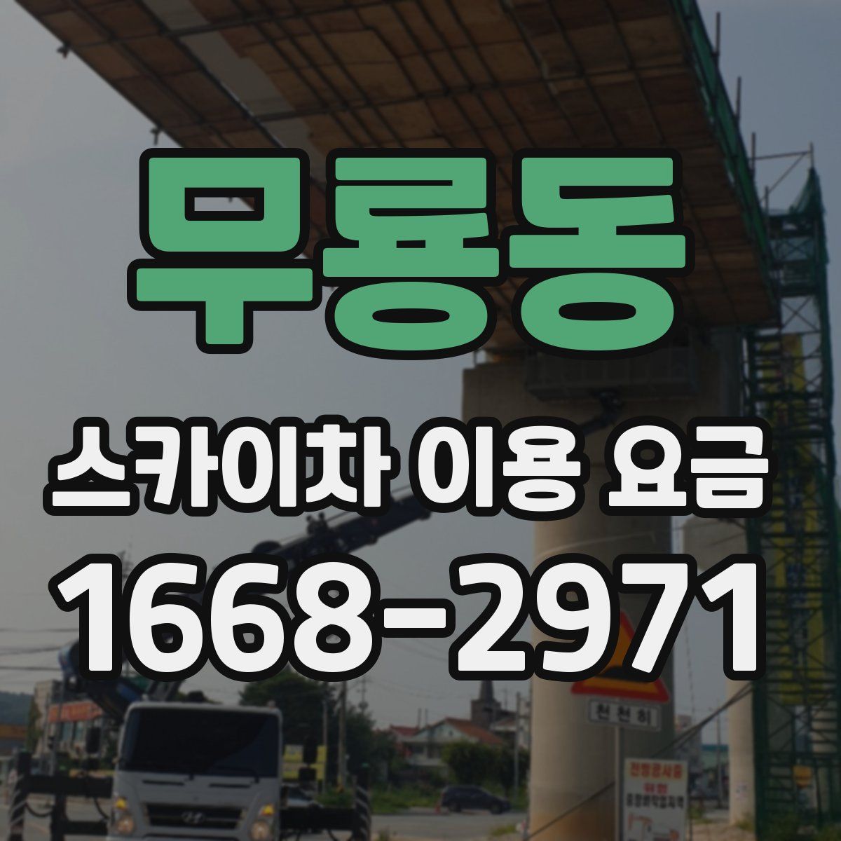 무룡동 스카이차 이용 요금