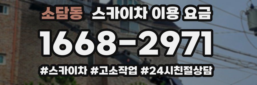 소담동 스카이차 이용 요금