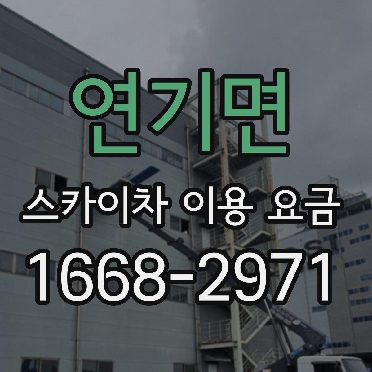 연기면 스카이차 이용 요금