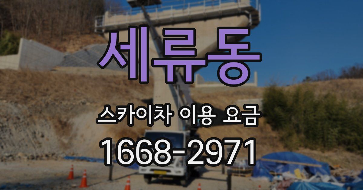 세류동 스카이차 이용 요금