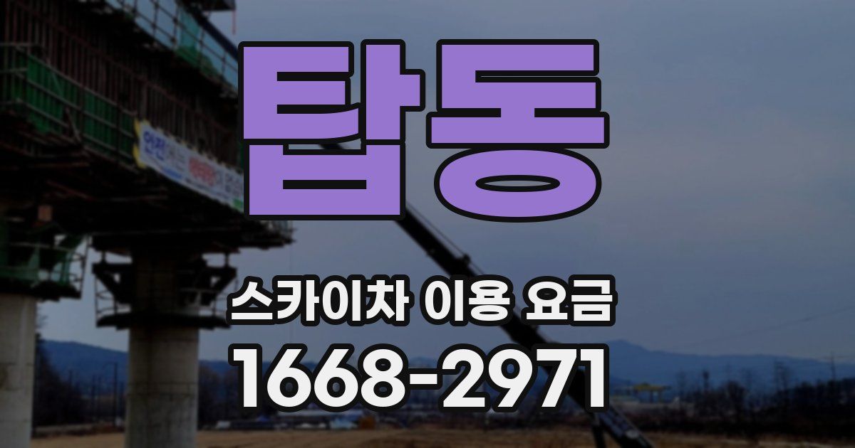 탑동 스카이차 이용 요금