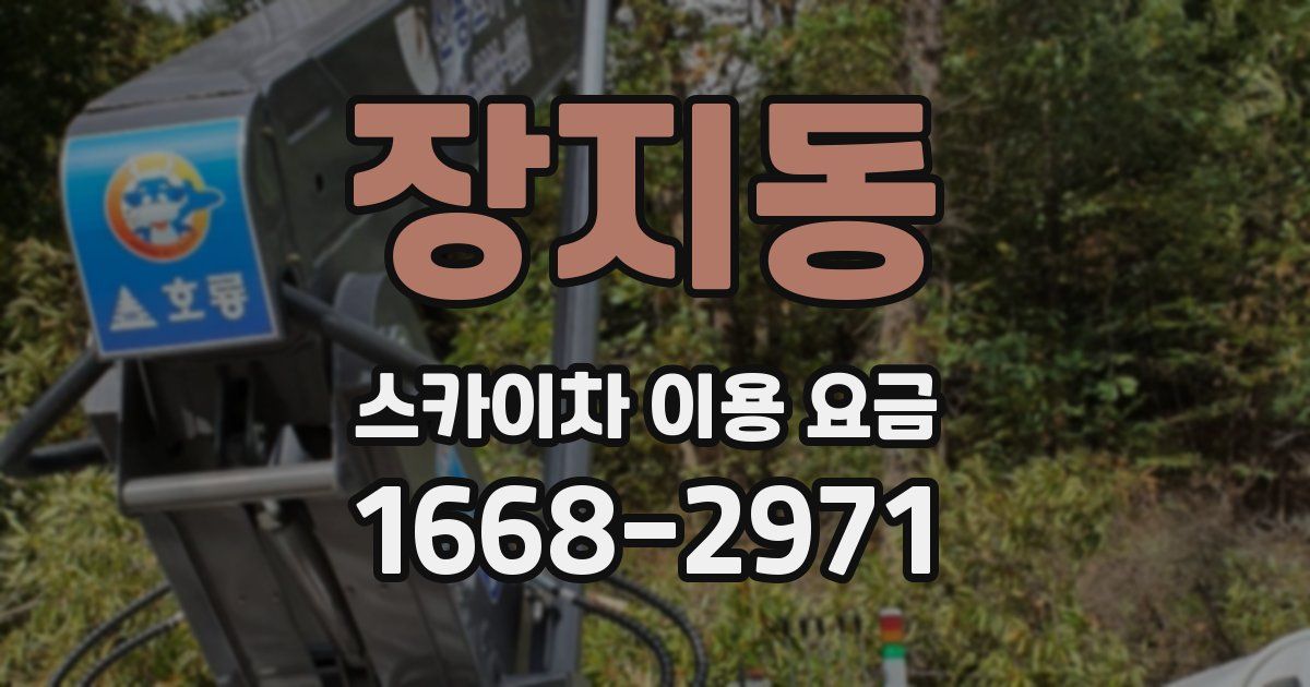 장지동 스카이차 이용 요금