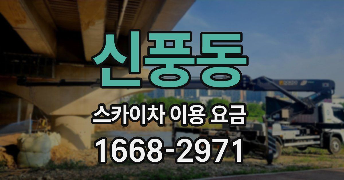 신풍동 스카이차 이용 요금
