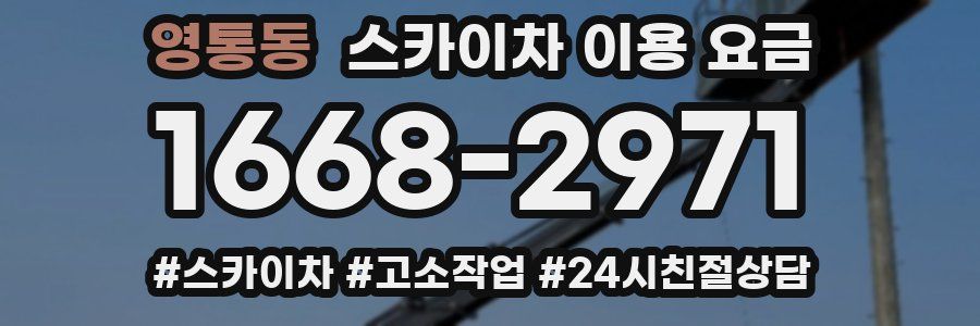 영통동 스카이차 이용 요금