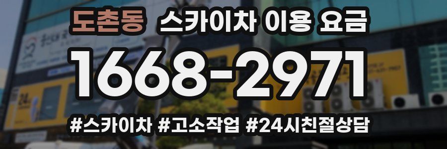 도촌동 스카이차 이용 요금