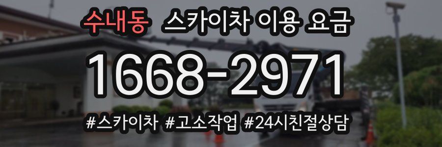 수내동 스카이차 이용 요금