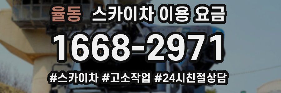 율동 스카이차 이용 요금