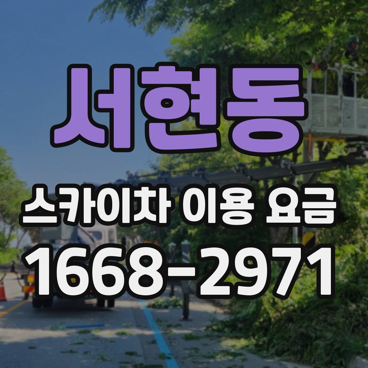 서현동 스카이차 이용 요금