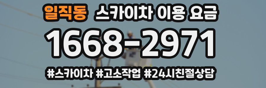 일직동 스카이차 이용 요금