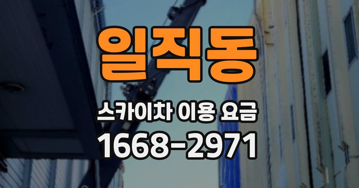 일직동 스카이차 이용 요금