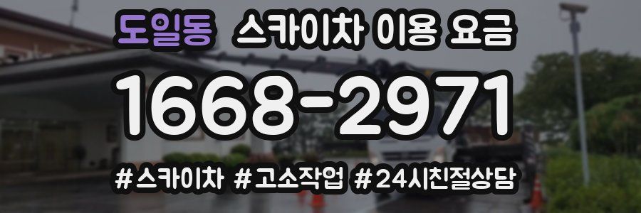 도일동 스카이차 이용 요금