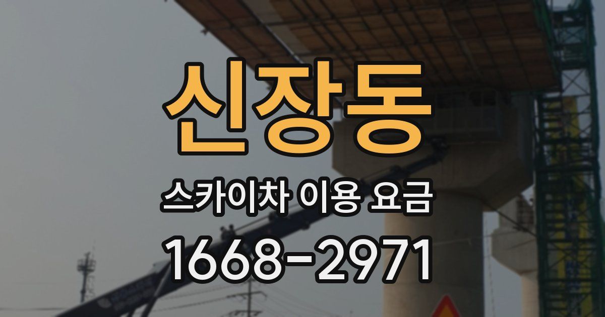 신장동 스카이차 이용 요금