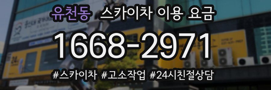 유천동 스카이차 이용 요금