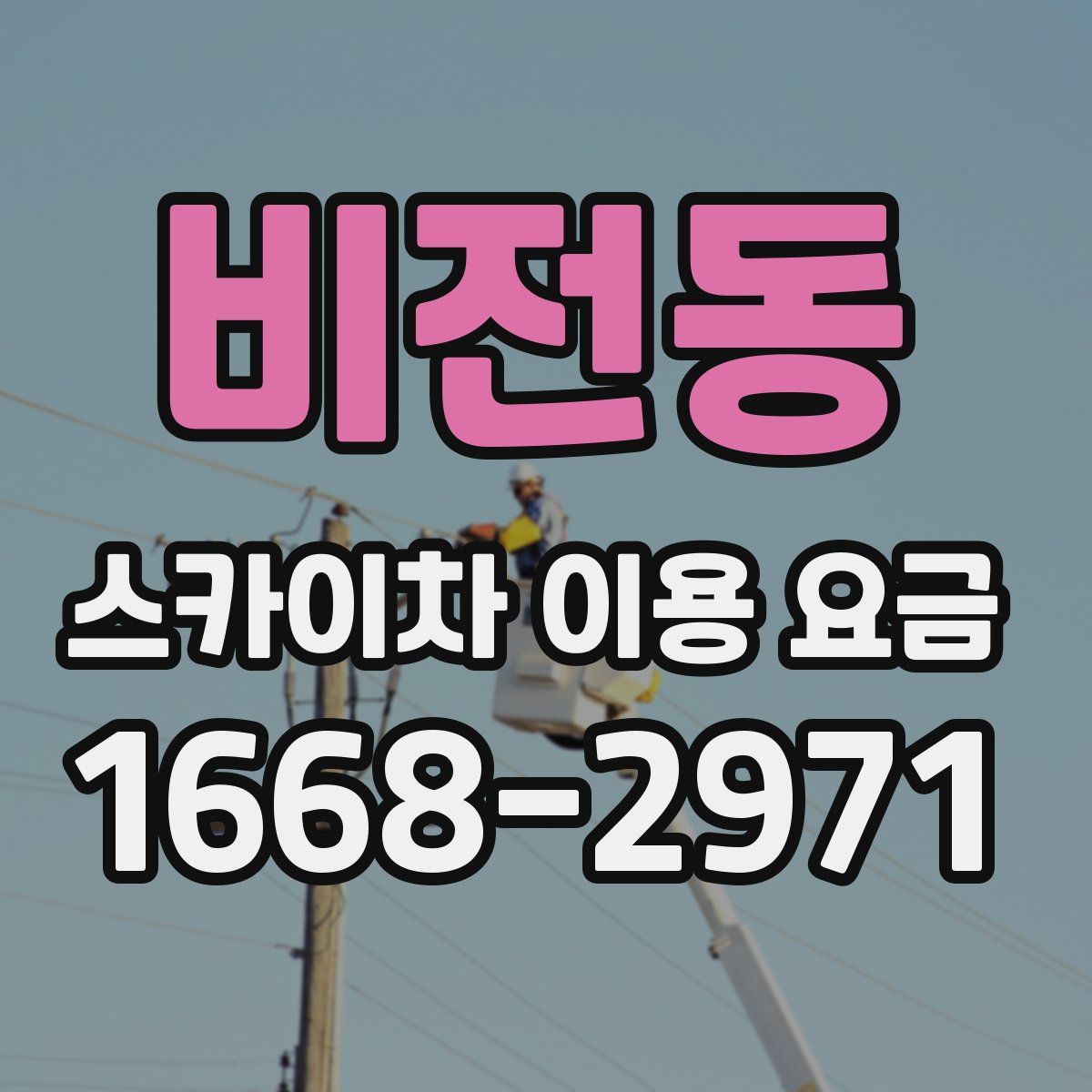 비전동 스카이차 이용 요금