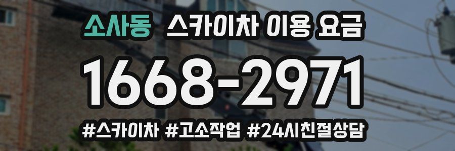 소사동 스카이차 이용 요금