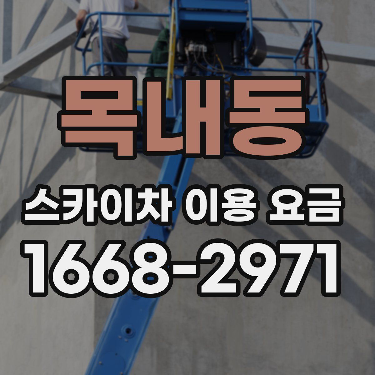 목내동 스카이차 이용 요금