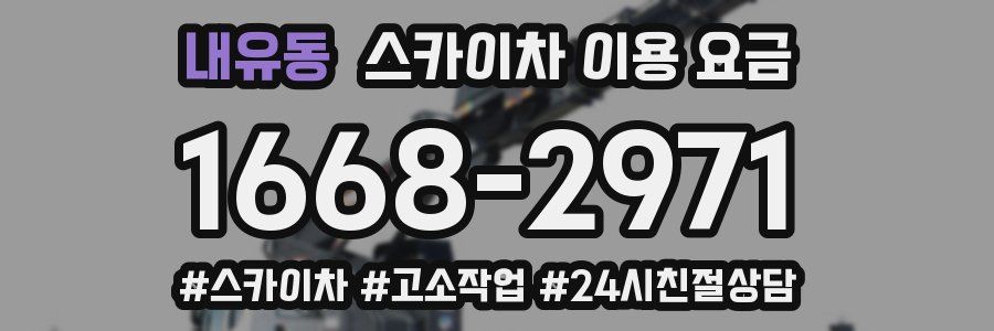 내유동 스카이차 이용 요금