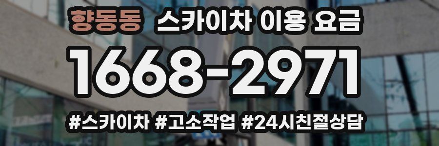 향동동 스카이차 이용 요금