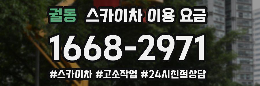 궐동 스카이차 이용 요금