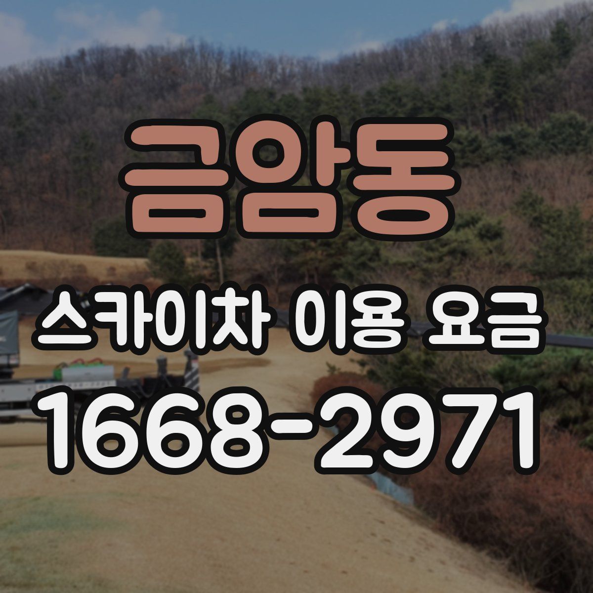 금암동 스카이차 이용 요금