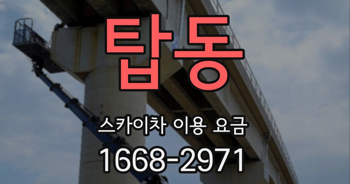 탑동 스카이차 이용 요금