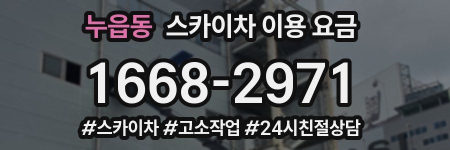 누읍동 스카이차 이용 요금