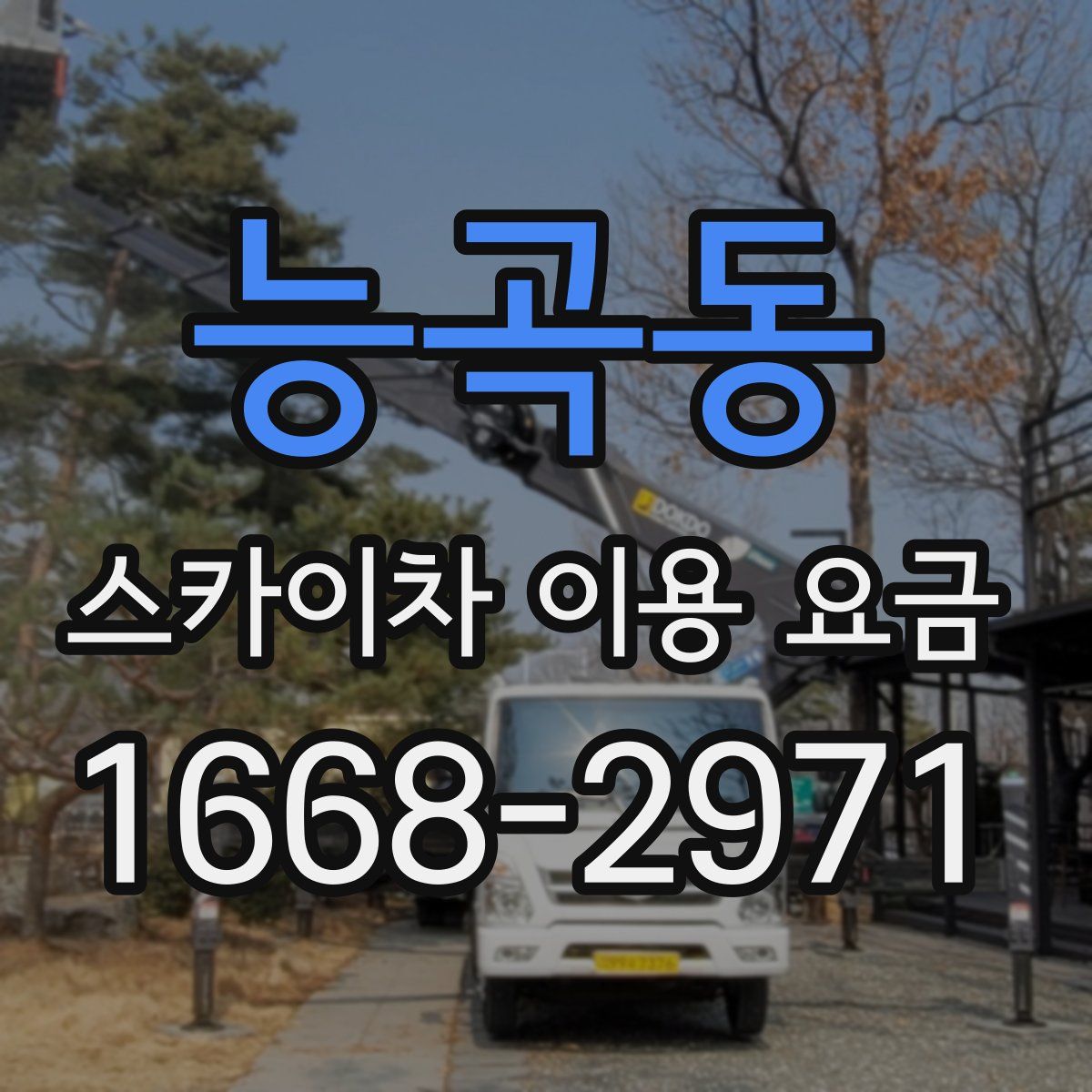 능곡동 스카이차 이용 요금
