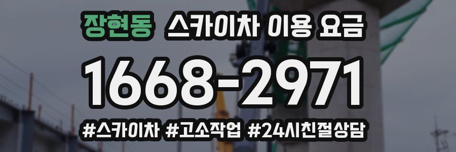 장현동 스카이차 이용 요금
