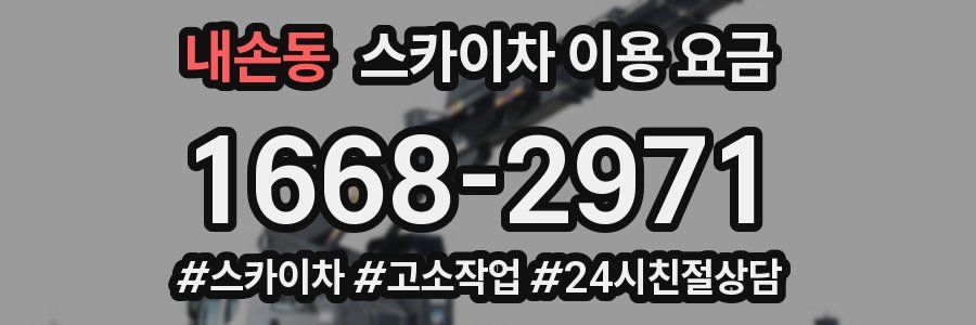 내손동 스카이차 이용 요금