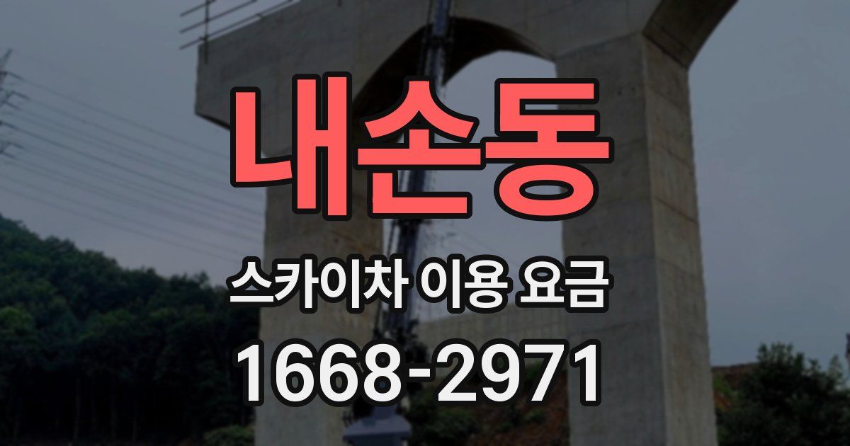 내손동 스카이차 이용 요금