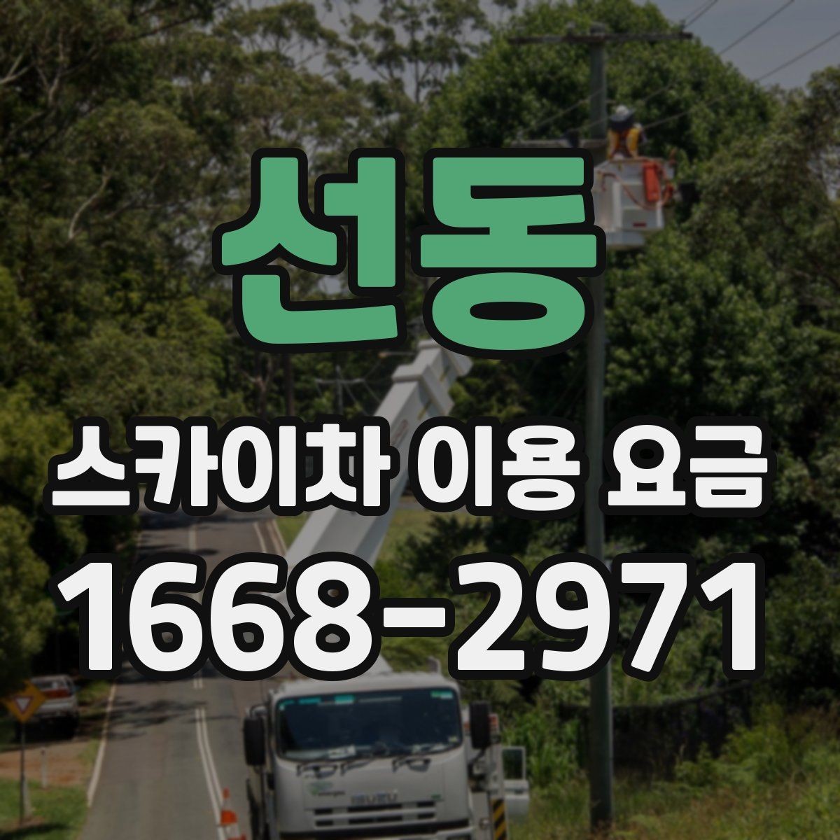 선동 스카이차 이용 요금 계산에서 빠지기 쉬운 항목