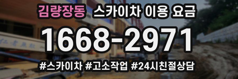 김량장동 스카이차 이용 요금