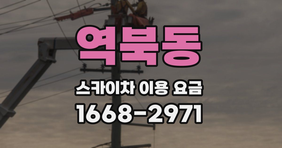 역북동 스카이차 이용 요금