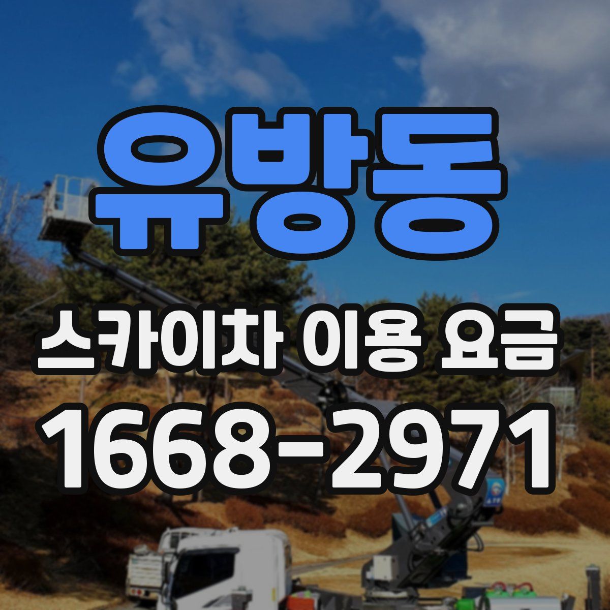 유방동 스카이차 이용 요금