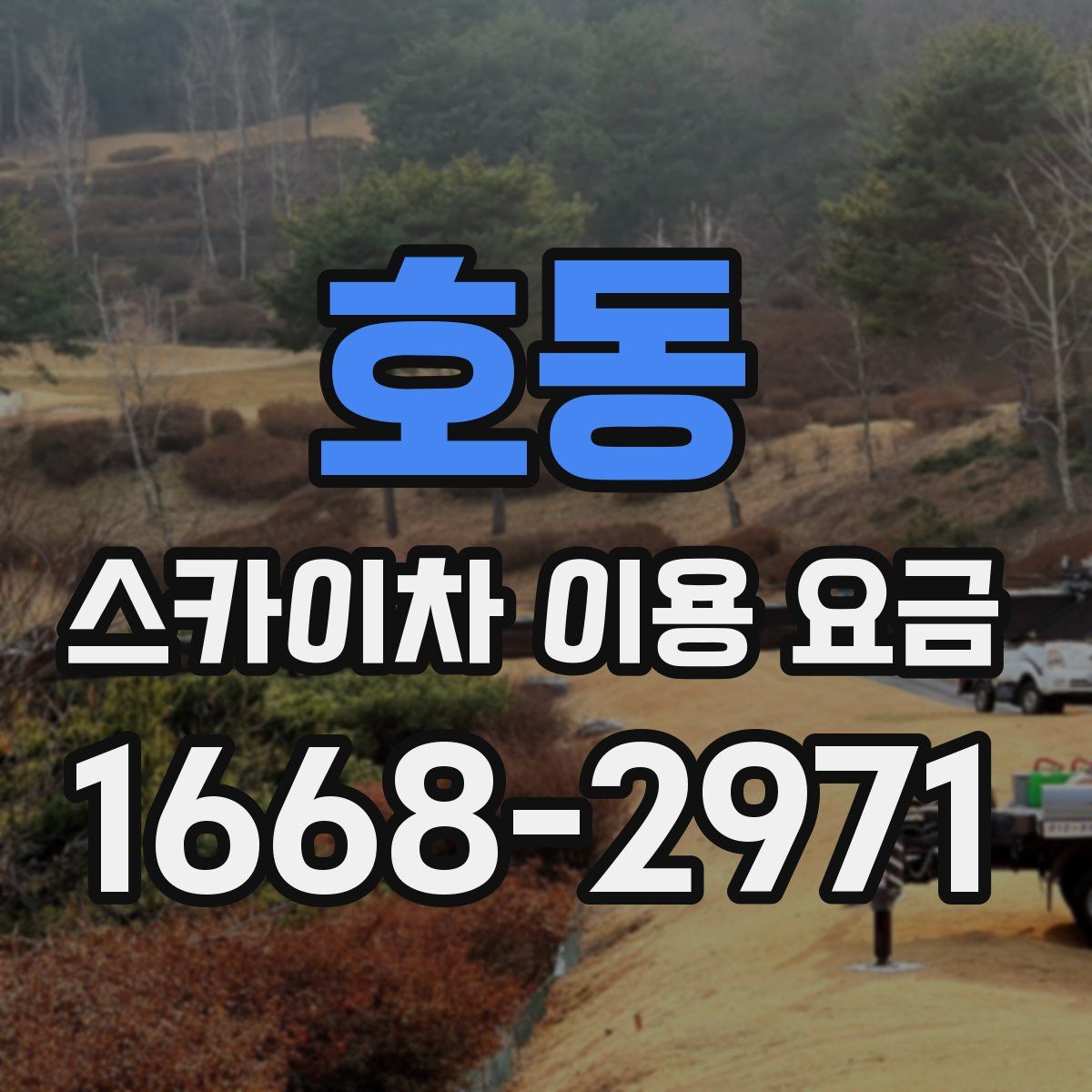 호동 스카이차 이용 요금
