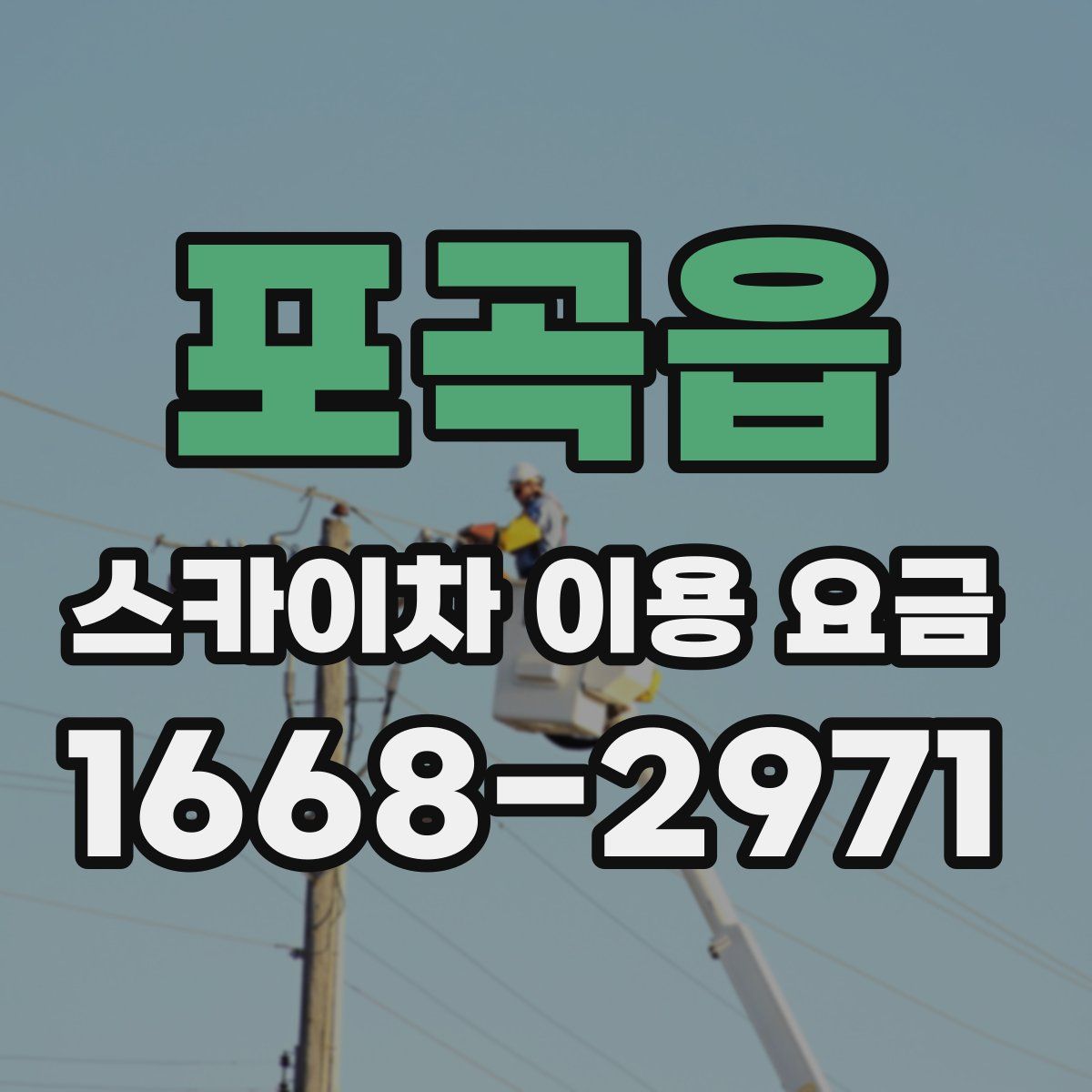 포곡읍 스카이차 이용 요금